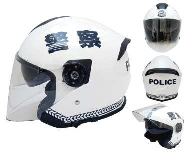 警用摩托车骑行半盔